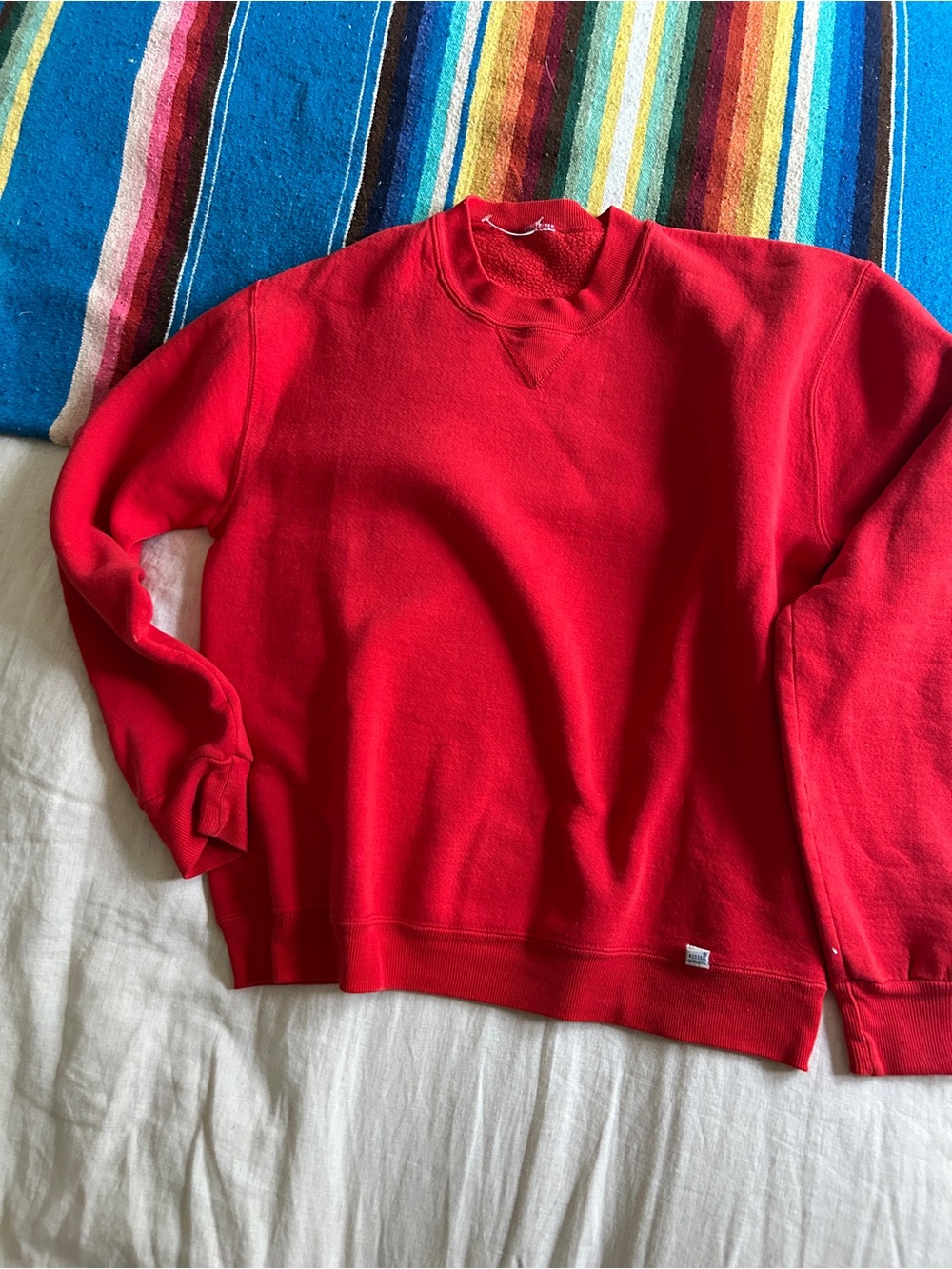 Russell Athletic Red Crewneck Sweatshirt